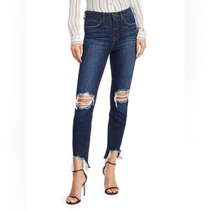L’agence High Line Skinny Distressed Jeans